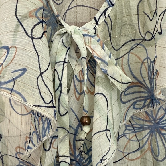 Dress Barn Sheer Blouse, size XL - Picture 8 of 11